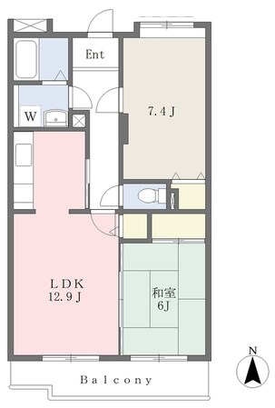 コーポレート東葛西第二の物件間取画像